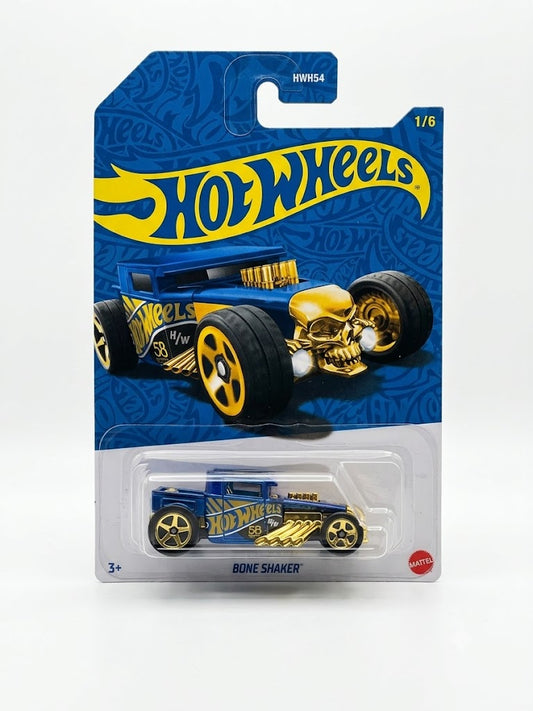 Hot Wheels Bone Shaker - Special Edition 1/6 (HWH54) - Blue & Gold
