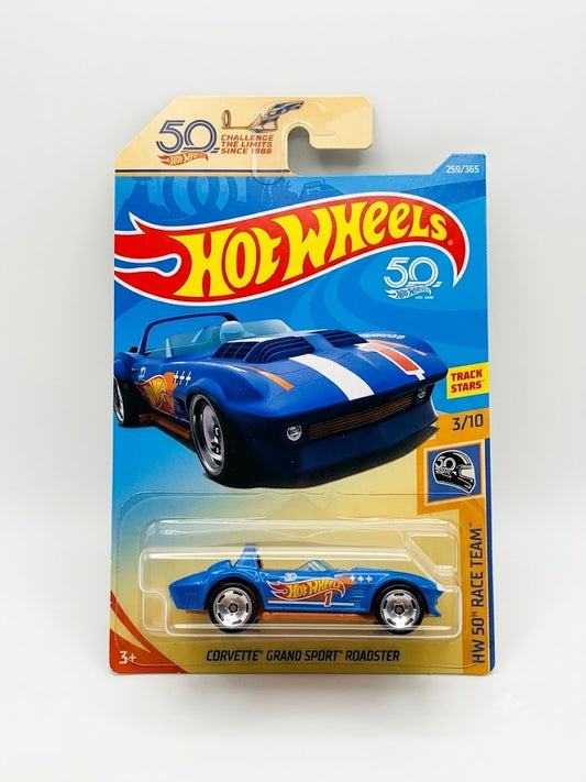 Hot Wheels Corvette Grand Sport Roadster Blue (HW 50th Race Team 3/10)