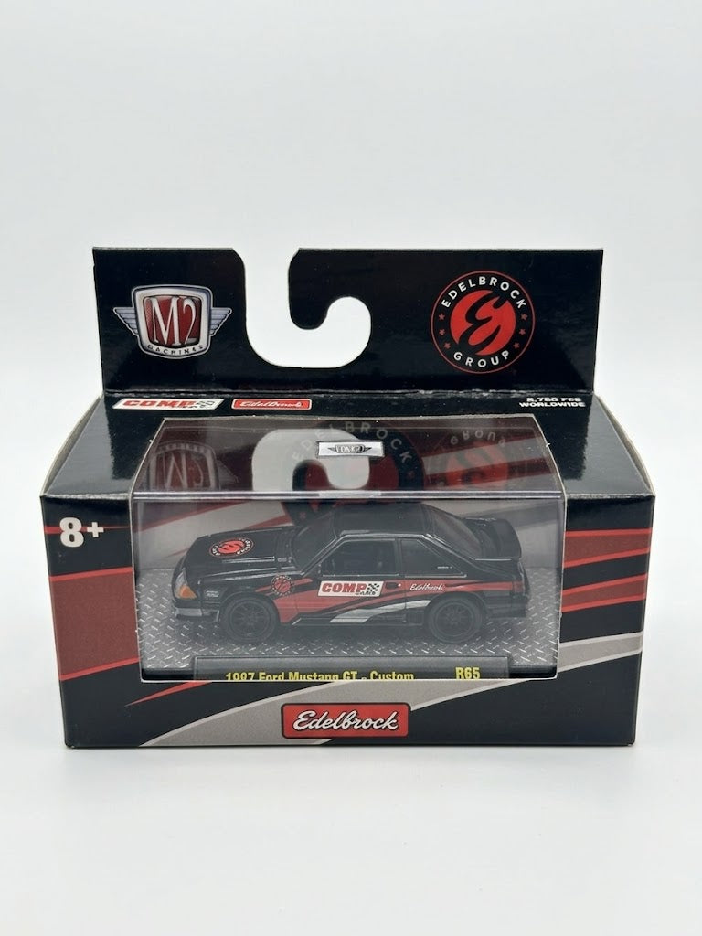 M2 Machines 1987 Ford Mustang GT - Custom (Black & Red)