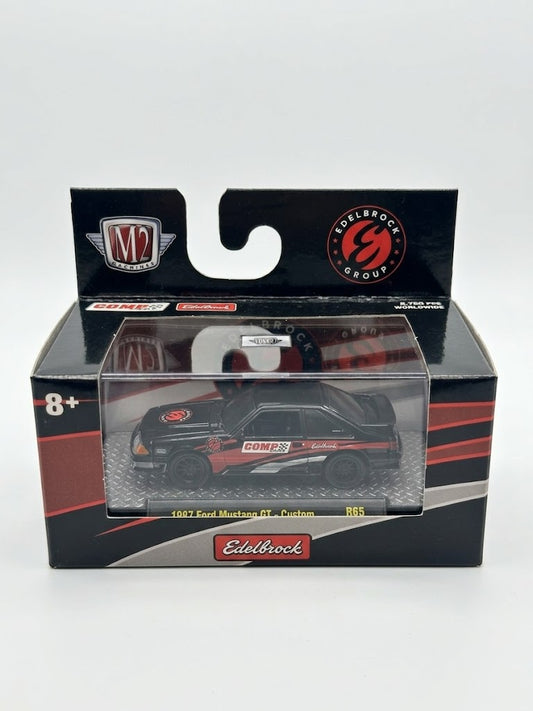 M2 Machines 1987 Ford Mustang GT - Custom (Black & Red)