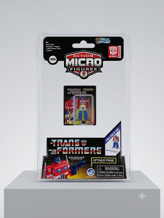 World’s Smallest Micro Action Figures Transformers Optimus Prime (#100)