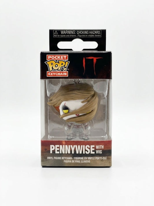 Funko Pocket Pop! Keychain: IT - Pennywise with Wig