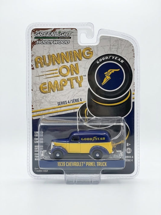 GreenLight Running on Empty 1939 Chevrolet Panel Truck - Goodyear Tires (Series 4)
