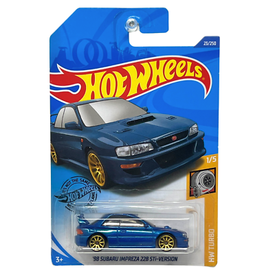 Hot Wheels '98 Subaru Impreza 22B STi-Version Blue – HW Turbo (23/250)
