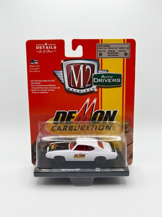 M2 Machines 1:64 Auto-Drivers Demon Carburetion - 1969 Pontiac GTO (R54)