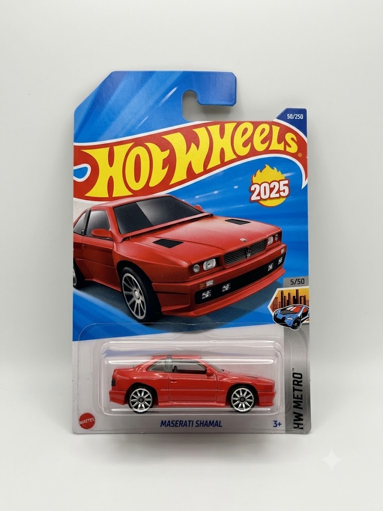 Hot Wheels Maserati Shamal (HW Metro #5/50) - Mainline #50/250