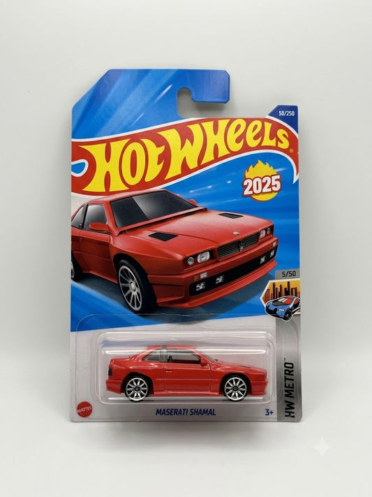 Hot Wheels Maserati Shamal (HW Metro #5/50) - Mainline #50/250