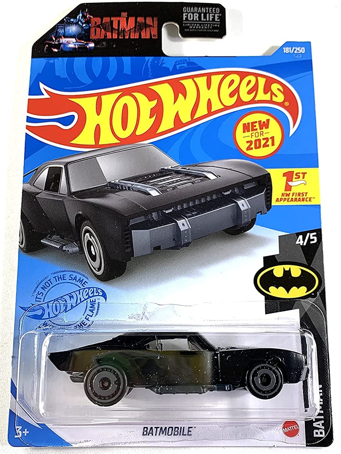 Hot Wheels Batmobile (The Batman) – 2021 HW First Appearance (181/250)