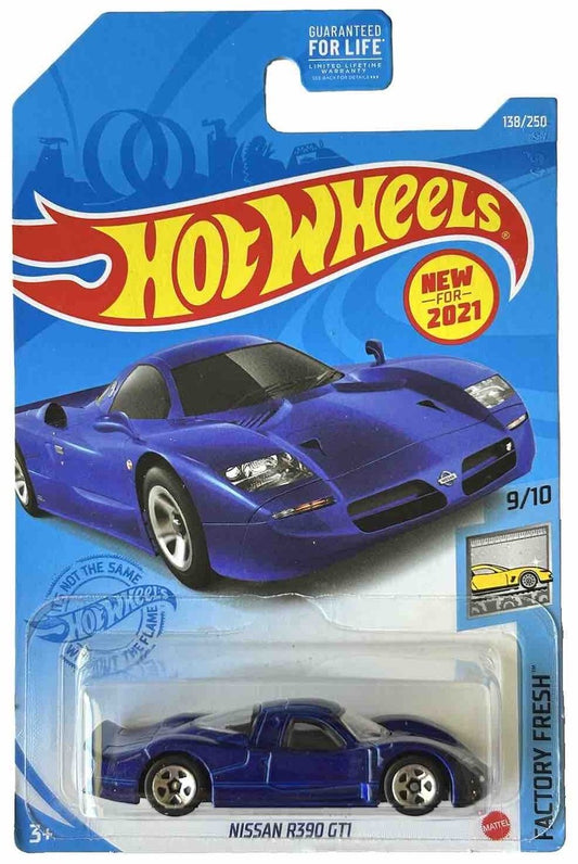 Hot Wheels Nissan R390 GT1 Metallic Dark Blue (Factory Fresh 9/10)