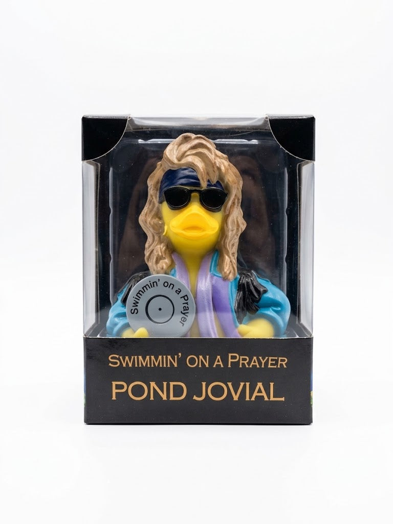 CelebriDucks - "Swimmin' On A Prayer / Pond Jovial" Bon Jovi Celebrity Parody Rubber Duck