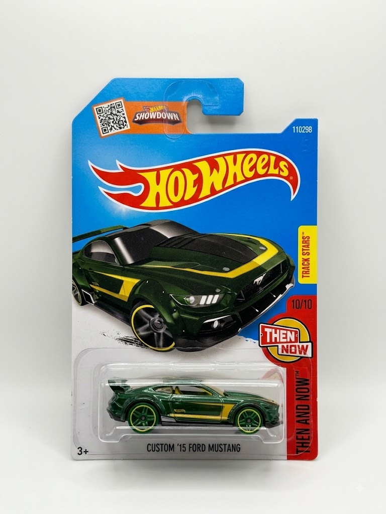 Hot Wheels Custom '15 Ford Mustang Green – Then and Now (10/10)