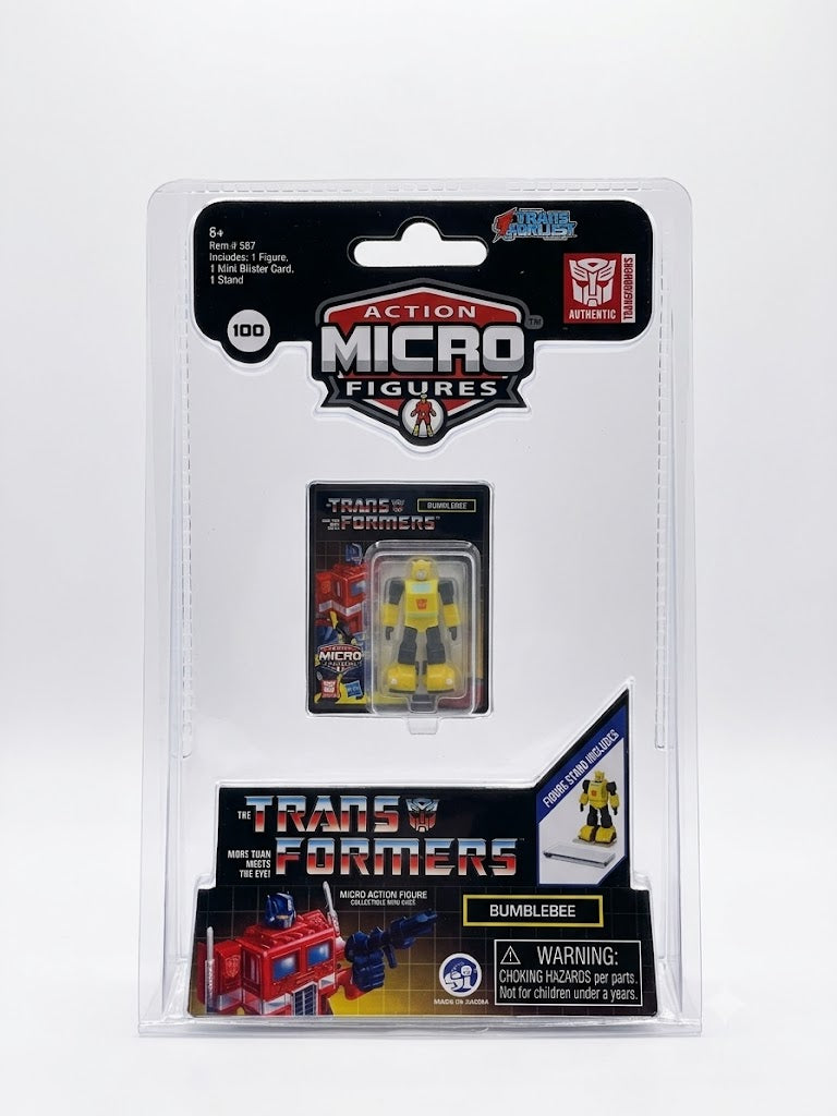World’s Smallest Micro Action Figures Transformers Bumblebee (#100)