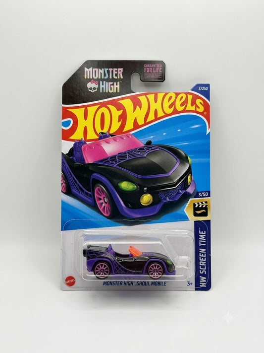 Hot Wheels Monster High Ghoul Mobile (HW Screen Time #3/50) - Mainline #3/250