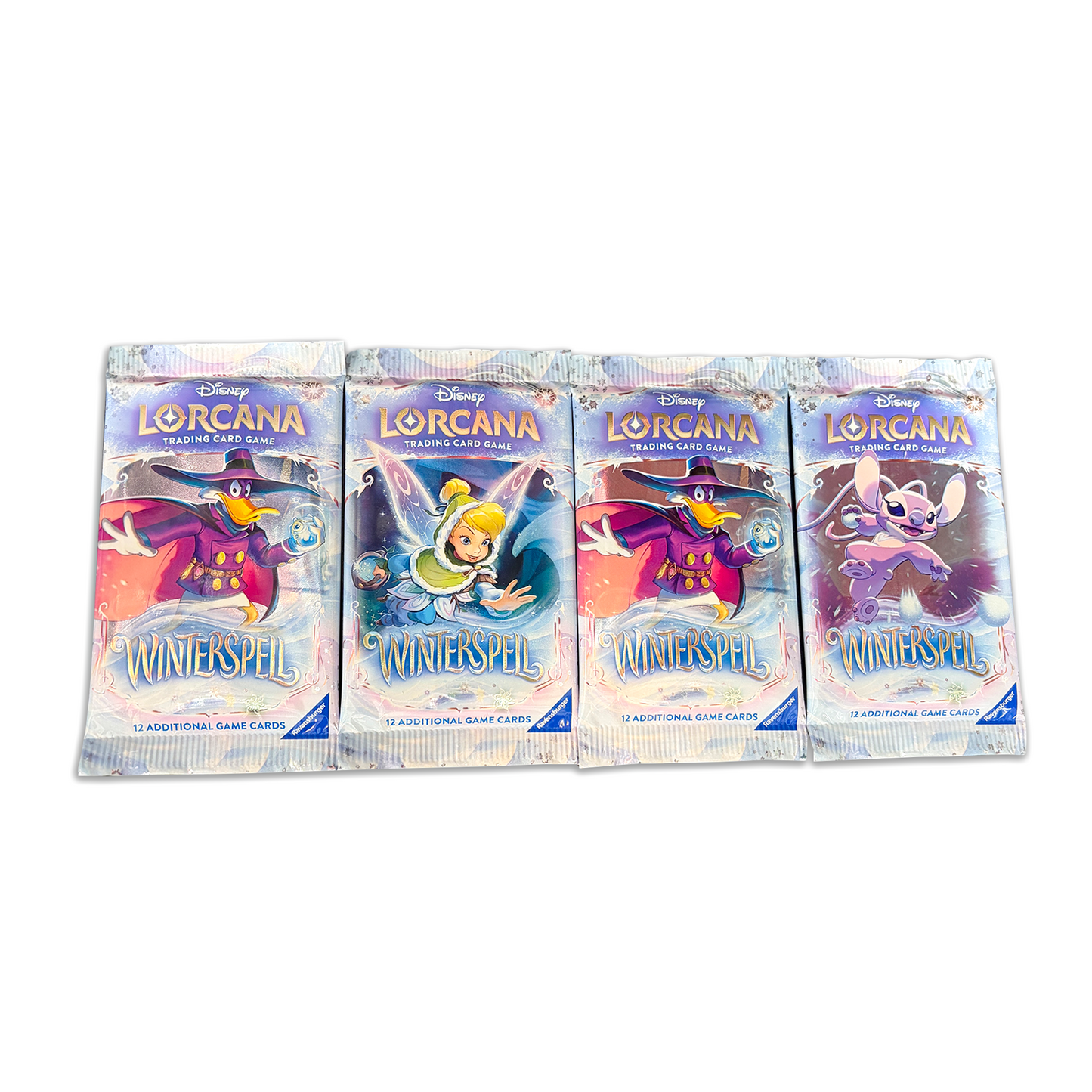 Disney Lorcana TCG: Winterspell 4-Booster Pack Set