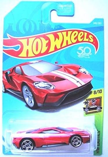 Hot Wheels '17 Ford GT Red – HW Exotics (248/365)