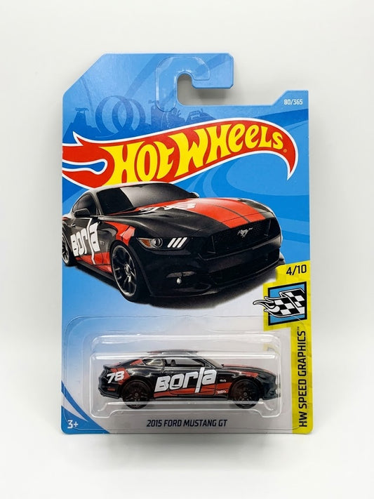 Hot Wheels 2015 Ford Mustang GT Black – HW Speed Graphics (80/365)