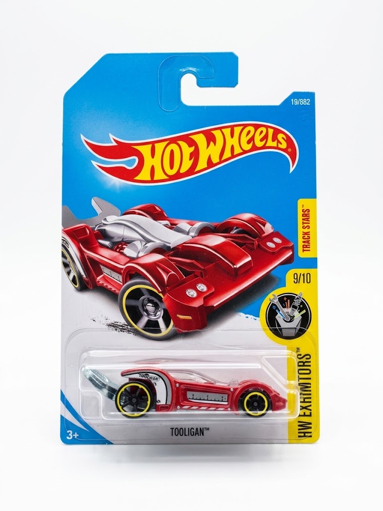 Hot Wheels Tooligan - Metallic Red (2017 Mainline HW Experimotors #281/365)