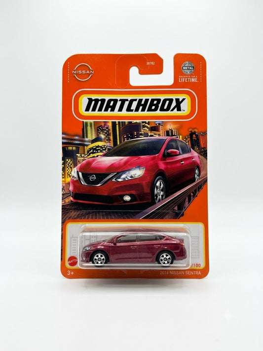 Matchbox 2016 Nissan Sentra - 9/100 (38782) - Metallic Red