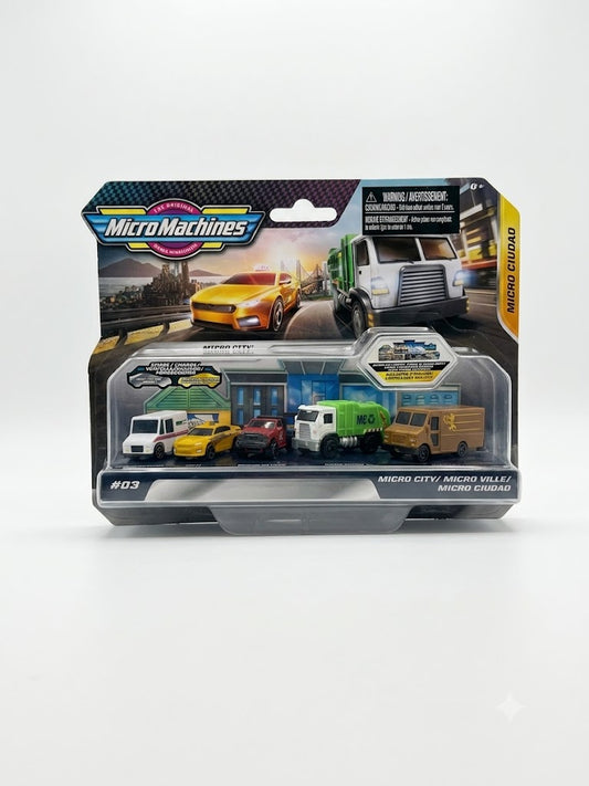 Micro Machines Micro City 5-Vehicle World Pack (#03)