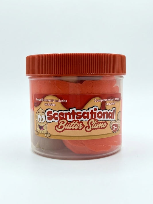 Scentsational Butter Slime - Peanut Butter & Jelly Scented Slime Tub with Tools & Embellishments