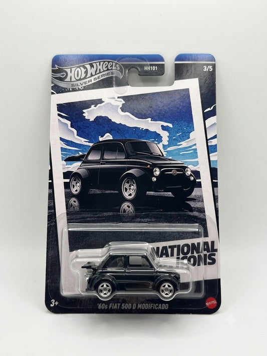 Hot Wheels '60s Fiat 500 D Modificado - Silver Series (National Icons #3/5)