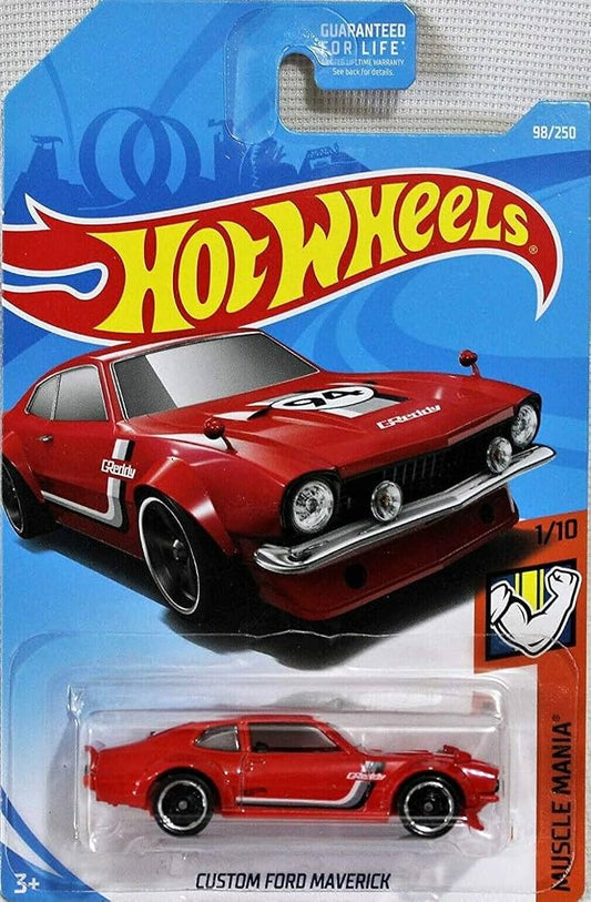 Hot Wheels Custom Ford Maverick Red – Muscle Mania (98/250)