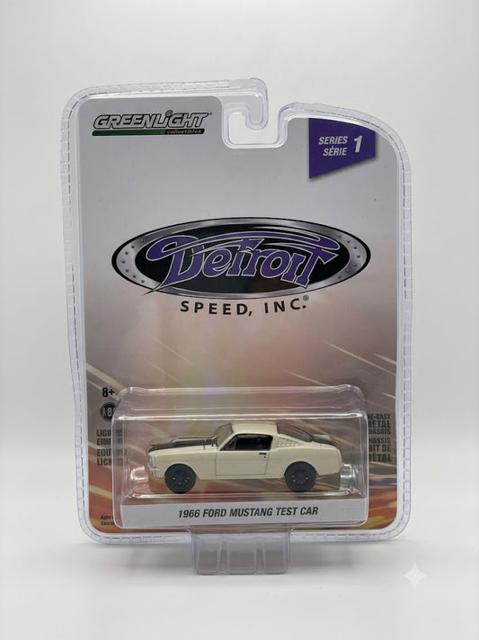 GreenLight 1966 Ford Mustang Test Car - Detroit Speed Series 1
