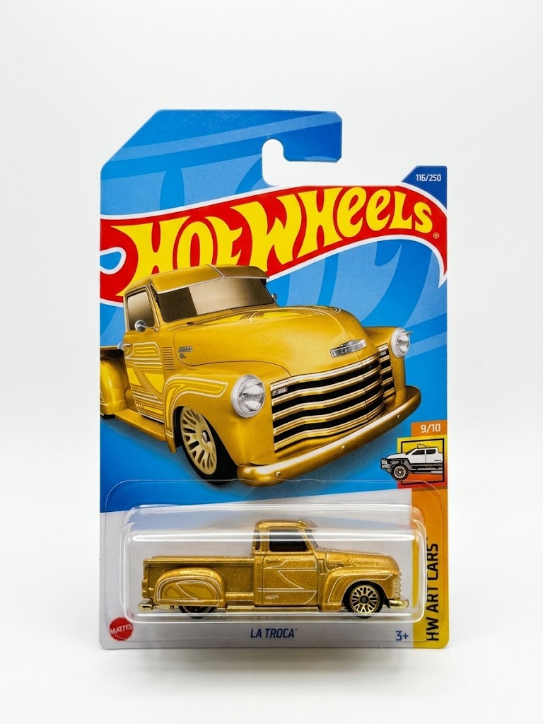 Hot Wheels La Troca - Metallic Gold (HW Art Cars #116/250)