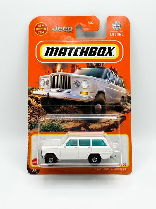 Matchbox 1964 Jeep Wagoneer - NEW 2024 (20782) - White & Teal