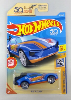Hot Wheels Rise 'N Climb Blue (HW 50th Race Team 8/10)