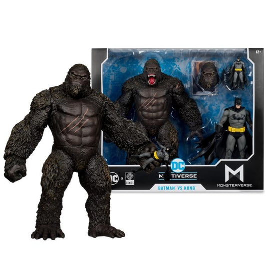 Justice League vs. Godzilla vs. Kong DC Multiverse Batman vs. Kong Action Figure Two-Pack