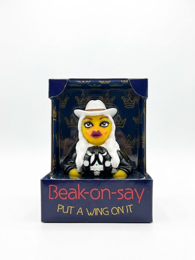 CelebriDucks - "Beak-on-say / Put a Wing on It" Beyoncé Celebrity Parody Rubber Duck