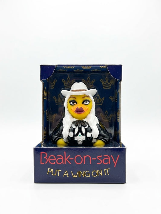 CelebriDucks - "Beak-on-say / Put a Wing on It" Beyoncé Celebrity Parody Rubber Duck