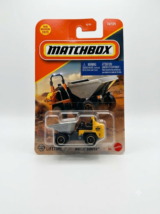 Matchbox MBX Lil' Dumper - NEW 2025 - 76/125 (30762) - Yellow & Silver