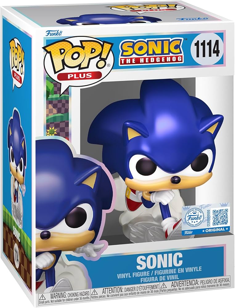 Funko Pop Plus Sonic the Hedgehog Pearlescent Specialty 1114
