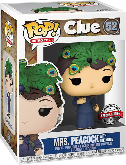 Funko Pop Retro Toys Clue Mrs Peacock Knife Figure 52