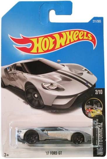 Hot Wheels '17 Ford GT Silver – Nightburnerz (211/365)