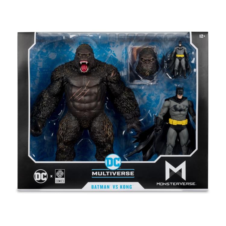 Justice League vs. Godzilla vs. Kong DC Multiverse Batman vs. Kong Action Figure Two-Pack