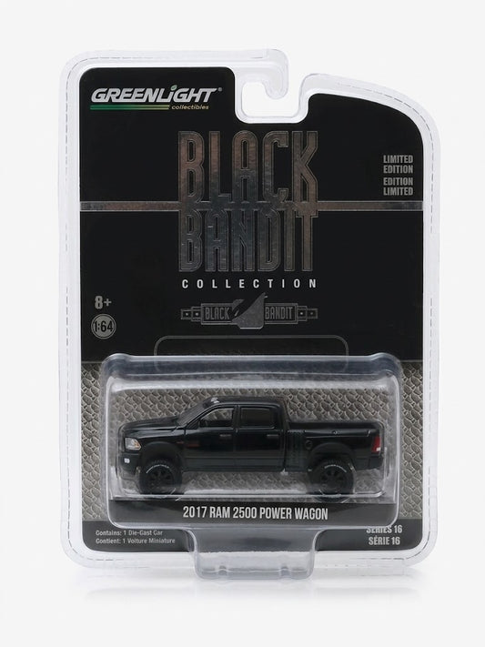 GreenLight Black Bandit 2017 Ram 2500 Power Wagon - Matte & Gloss Black (Series 16)