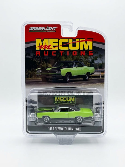 GreenLight 1:64 Mecum Auctions Series 8 - 1969 Plymouth HEMI GTX (Limelight Green)