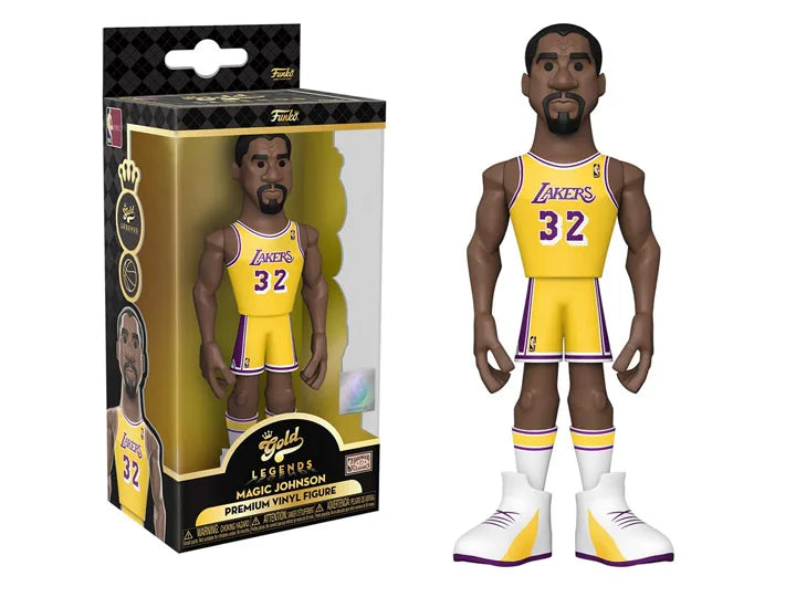 Funko Vinyl GOLD 5 Inch NBA Legends Magic Johnson Figure