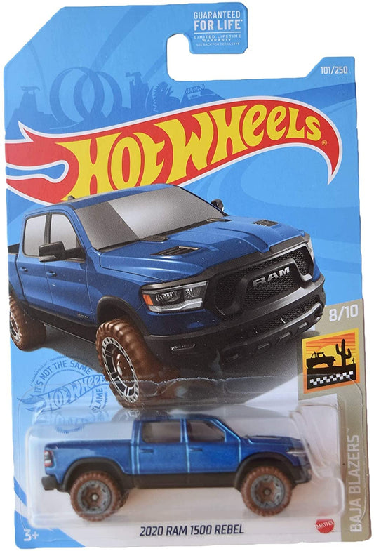 Hot Wheels 2020 Ram 1500 Rebel (Baja Blazers - 8/10)