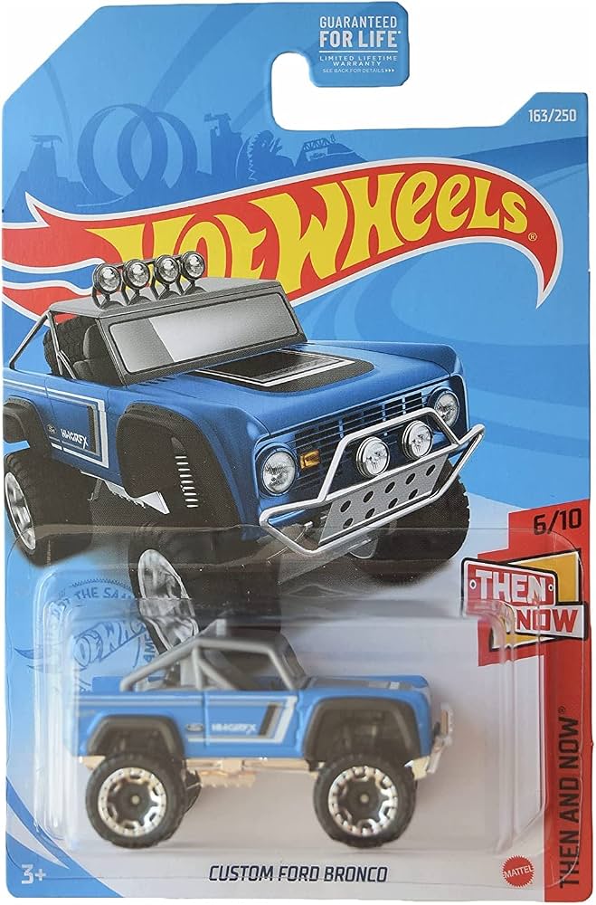 Hot Wheels Custom Ford Bronco Blue – Then and Now (163/250)