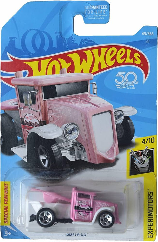 Hot Wheels 1:64 Experimotors - Gotta Go Toilet Truck (Pink / 49/365)