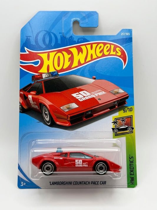 Hot Wheels 'Lamborghini Countach Pace Car (#9/10) - Short Card