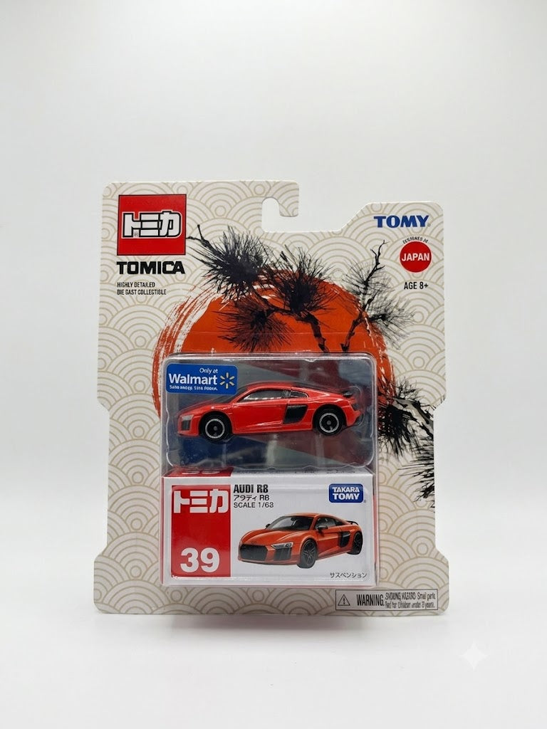 Tomica Audi R8 (#39) – 1:62 Scale Die-Cast Vehicle