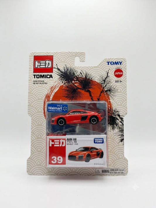 Tomica Audi R8 (#39) – 1:62 Scale Die-Cast Vehicle