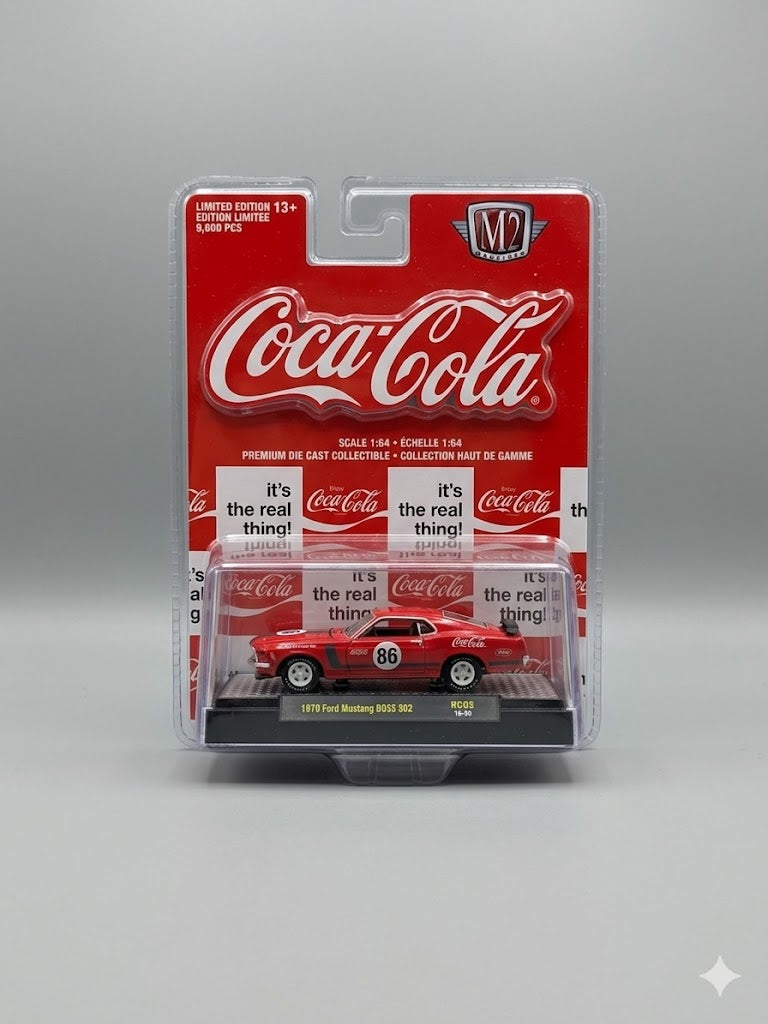 M2 Machines Coca Cola 1:64 Scale Premium Die Cast Vehicles Assortment