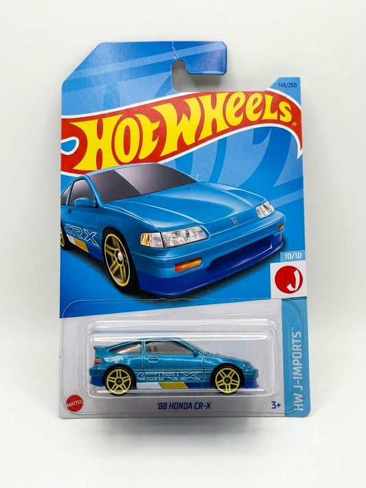 Hot Wheels HW J-Imports '88 Honda CR-X (Electric Blue)