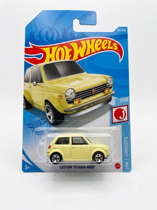 Hot Wheels HW J-Imports Custom '70 Honda N600 (Yellow)